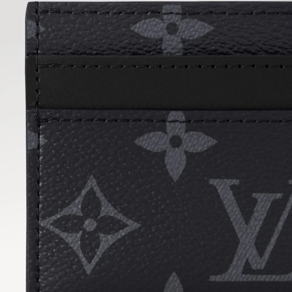 Louis Vuitton Double card holder black monogram